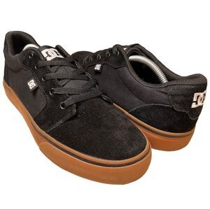 DC Men's Anvil Casual Skate Shoe 11.5 Black Authentic
